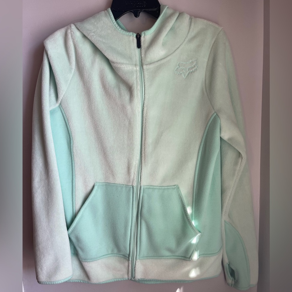 Fleece Fox zip up jacket